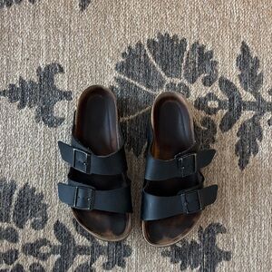 Birkenstock Black Double Strap Sandals